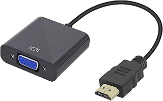 Mejora tu Conexión: Jsdoin Adaptador HDMI a VGA 1080P – El Accesorio Esencial para tu PC y Proyector