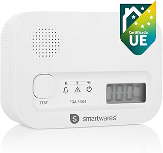 Descubre la Nueva Tendencia en Seguridad: Smartwares FGA-13041, el Detector de Monóxido de Carbono que Protege tu Hogar por 10 Años