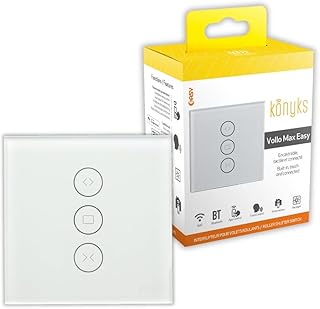 Transforma tu Hogar con el Konyks Vollo MAX: Guía de Montaje del Interruptor de Persianas WiFi + BT Compatible con Alexa y Google Home