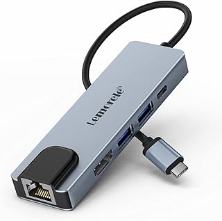 Descubre por qué el Lemorele Hub USB C 5 en 1 se ha vuelto el favorito de los usuarios: Conectividad máxima para MacBook, ChromeBook y más