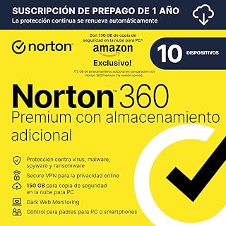 **Norton 360 Premium Exclusivo Amazon: La Comparativa Definitiva del Antivirus para 10 Dispositivos con Renovación Automática**  

Este título es llamativo, incluye palabras clave importantes como Norton 360 Premium, Amazon, Antivirus, 10 dispositivos y renovación automática, lo que lo hace óptimo para SEO y atractivo para los usuarios interesados en comparativas de productos de seguridad digital.