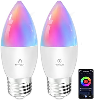 Guía de Instalación Fácil: ¡Transforma Tu Espacio con ANTELA Bombilla Inteligente C37 E27 LED Compatible con Alexa y Google Home!