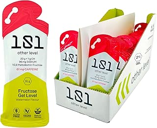 Potencia tu Rendimiento: Descubre el Gel Energético de Sandía 101 Other Level para Ciclismo – Pack de 24 Sin Gluten y Vegano