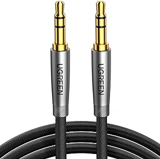 Instala Sonido Premium: UGREEN Cable Audio Jack 3.5mm Macho HiFi Estéreo Trenzado para Autoradio, Auriculares y Más