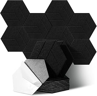 Evita Estos Errores Comunes al Usar JurciCat: 12 Piezas de Paneles Acústicos Hexagonales para Insonorización Perfecta en Tu Estudio o Sala de Juegos