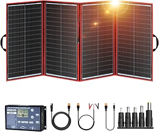 Comparativa de Paneles Solares: ¿Por Qué Elegir el DOKIO Kit Plegable 300W 12V para Tus Aventuras al Aire Libre?